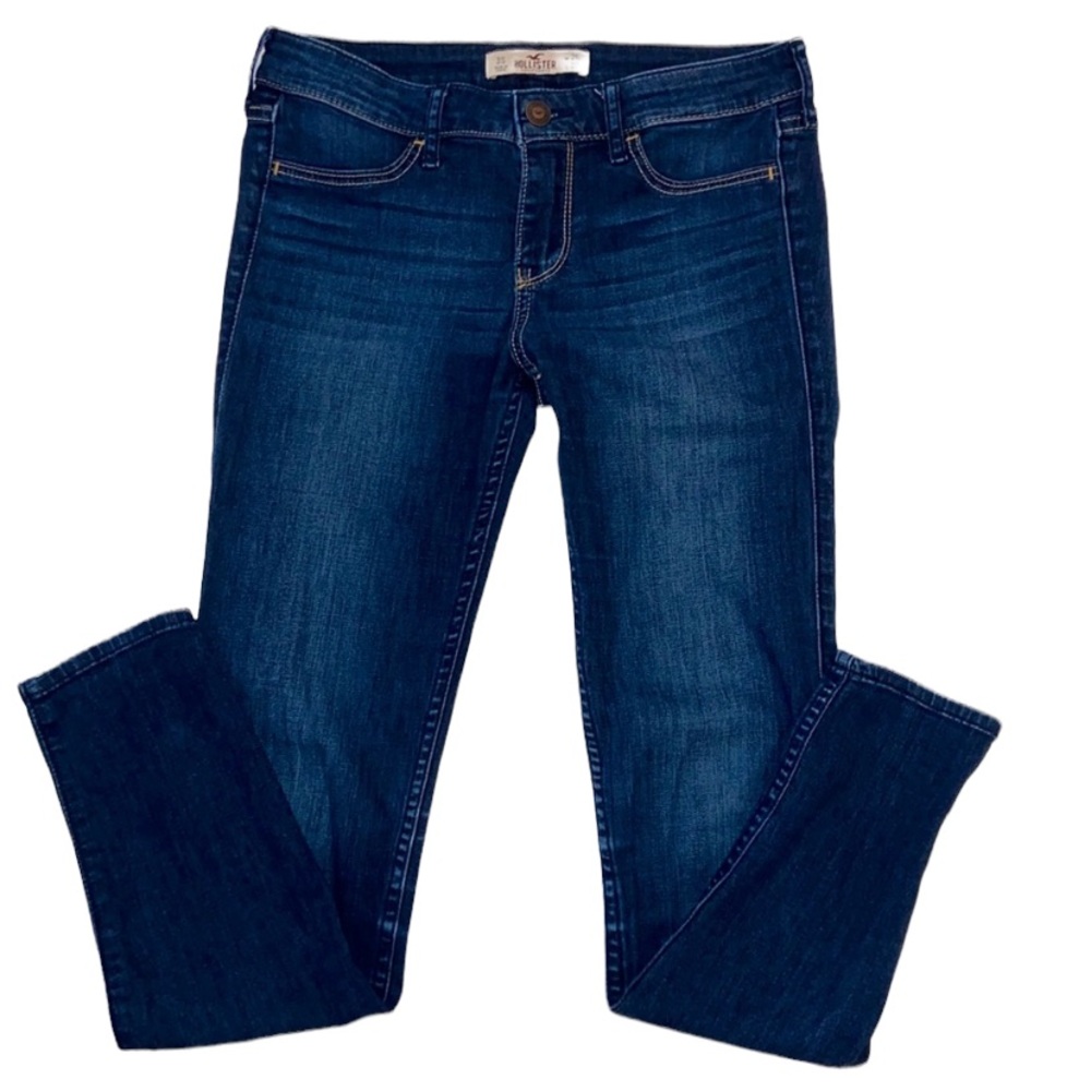Hollister Low Rise Skinny Jeans Dark Denim Women Size 3 / 27x26